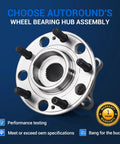 Durable OEM Grade Wheel Bearing Hub Assembly 513409 Pair For Kia Sorento 2016 To 2020 And Hyundai Santa Fe 2015 To 2019 Five Lug