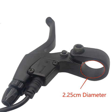 Electric Bike Brake Lever And Grips Set For E Scooters And Ebikes Sturdy Aluminum Alloy Handlebar Grips With Cut Off Power