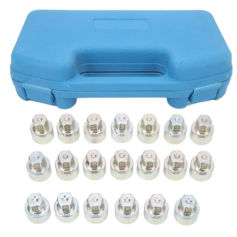 High Strength Wheel Lock Lug Nut Socket Set With Durable Metal Construction And Storage Case 20 Piece Anti Theft Tool Kit