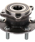 Rear Wheel Bearing And Hub Assembly Fits 2008-2012 Lancer, 2007-2012 Outlander, 2011-2012 Outlander Sport, 2011 RVR 5 Lug With ABS Pre Greased And Pre Sealed OE Replacement From ISO TS 16949 Certified Factories. Close-up view.