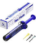 Blue syringe of M35 No Clean Ultra Low Residue Lead Free Solder Flux Paste For Mobile Phone Motherboard Repair And Precision Soldering