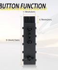 Dimensions of Driver Side Power Seat Switch 8 Way Recliner Tilt Control Replacement Fits Chevy Camaro Equinox Malibu 2010 2019