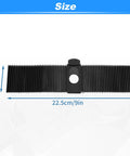 Automatic Gear Shift Slide Dust Cover For VW Beetle 2003 2004 2005 2006 2007 2008 2009 2010 Keeps Dust Out While Keeping Gear Shifts Smooth And Snug Precise Transmission Shifter Slider Fit 6Q1713273A showing dimensions 22.5cm x 5cm