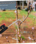 Extended Wand Sprayer Handle Replacement For Garden And Home Use Compatible With Backpack Sprayers shown misting a tree