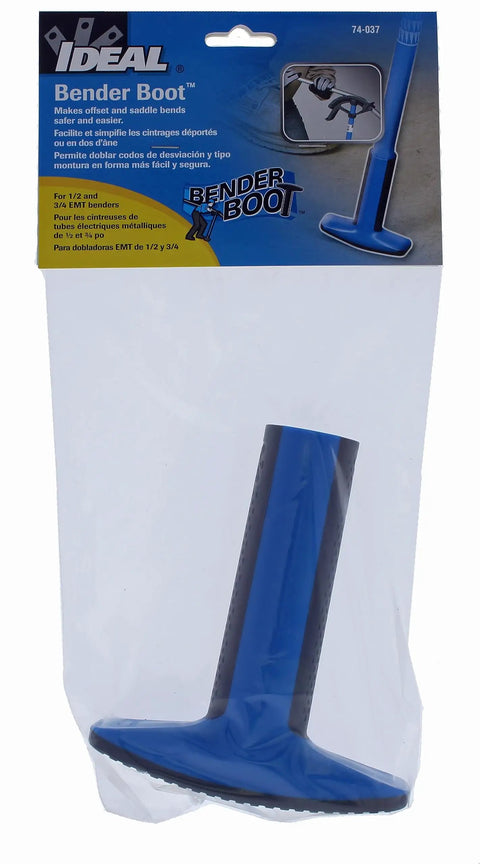 Grooved BenderBoot For Bender Handles One Half To Three Quarters Inch Fit Grippy in retail packaging