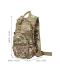 Lightweight Hiking Backpack For Men With Large Capacity And Multiple Compartments, Oxford Cloth Rucksack, side view