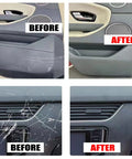 Interior Scratch Remover Kit for Dashboards and Vehicle Surfaces, Easy to Use Dashboard Scratch Repair Set before and after results