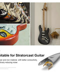 Slick Chrome Boat Style Guitar Output Jack Plate For Mono Electric Tone With Tight Grip Mounting Screws Solid Build Dope Finish Fender Strat Ready Hassle Free Upgrade mounted on Stratocasters.