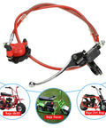 Beefed-Up Mini Bike Hydraulic Disc Brake Kit For Baja DB30 Doodle Bug Blitz Dirt Bug Racer 97cc 79cc 212cc engine with 180mm rotor