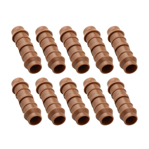 10 Pack Half Inch Barbed Couplings For Drip Irrigation Tubing Soaker Hoses And Sprinkler Lines Easy Tool Free Installation Leak Resistant