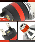 Close-up views of Low Air Pressure Indicator Switch Fits Freightliner Century Columbia, Two Pin Blade Terminal Direct Replacement.