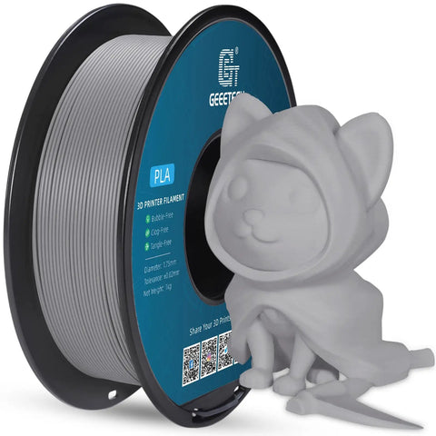 Premium Matte PLA Filament In Sleek Grey 1.75Mm 1Kg Spool For Zero Drama 3D Prints Compatible With Bambu AMS And Standard FDM Machines Smooth As Butter Pro Grade Supply That Feeds Clean Every Run
