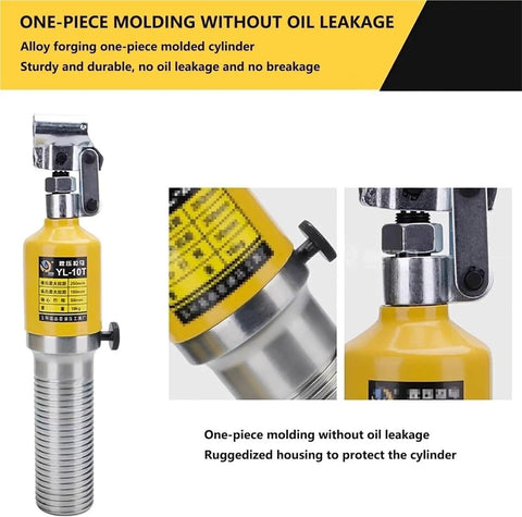 Heavy Duty Hydraulic Gear Puller Extracting Stubborn Hub Bearings Fast With Rock Solid Adjustable Jaws And Kickass Steel Carry Case For Zero Hassle Garage Projects - durable yellow cylinder with rugged housing.