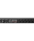 Back panel view of DN-312X Rack Mount 12-Channel Line Mixer with 6 Mic/Line Inputs, featuring multiple RCA and XLR connections