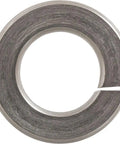Close-up of Five Sixteenth Inch Stainless Steel Split Lock Washer 18-8 Heavy Duty Anti Loosening Washer for bolts.