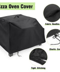 Heavy Duty Waterproof Pizza Oven Cover For Cuisinart CGG403 3 In 1 Portable Pizza Oven with handles and elastic cord