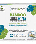 Bamboo Floor Wipes 20 Count For Wood Laminate And Tile Floors Soft Durable No Harsh Plastics Eco Friendly Wipes Product Packaging