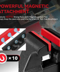 Top Shelf 4.5 Inch Magnetic Soft Jaws For Bench Vise Featuring Universal Non Slip Grip Pads Crafted For Mill Drill Press Clamps with magnets.