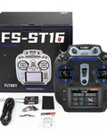 16 Channel OpenTX RC Transmitter With Dual Band 2.4G And 900MHz Hall Effect Gimbals, box and accessories, IPS Screen, FS-SR8 Receiver