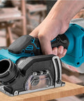Compact Cordless Mini Angle Grinder With Three Inch Cut Off Disc For Kick Serious Metal And Wood Tasks Featuring Battery Powered Portability And No Sweat Operation For Your Next Handyman Build in use.