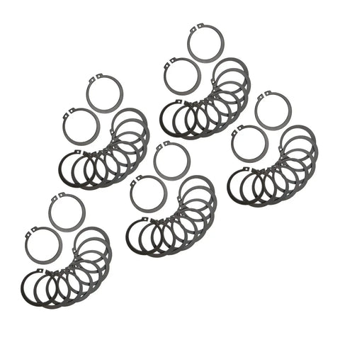 50Pcs Circlip Snap Rings Kit Pro Grade Heavy Duty C Clips For 507 AC Compressor Clutch Durable Fastening Sealing Solution