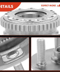 Close-up of Rear Wheel Bearing And Hub Assembly With ABS Ring For Hyundai Elantra 2001 2006 And Kia Spectra 2005 2009 Spectra5 4 Lug