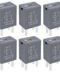 6 Pack 12V 35A 4 Pin Automotive Relay Replacement For Dodge Jeep Chrysler Ram Vehicles 68083380AA Ready To Drop In And Power Up Electrical Systems Today. Gray 4-pin relays with metal terminals