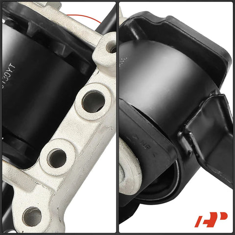 Close-up of 4 Piece Engine And Transmission Mount Set For Mitsubishi Outlander Sport 2011-2021 with metal and rubber parts