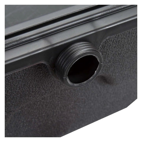 Close-up of the tank outlet on the Heavy Duty Portable Parts Washer, 4 Gallons Per Minute Electric Shop Cleaner.
