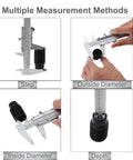 Go-To 6 Inch Carbon Steel Vernier Caliper Non Digital For Accurate 0-150mm Metric Range, 0.02mm Precision Manual Caliper measurements