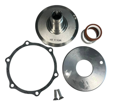 Repair Kit For 3 Inch Cast Iron Centrifugal Pedestal Pump With Wear Plate Gasket Impeller Shaft Sleeve Mechanical Seal And Screws Model 18100, parts laid out