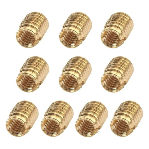 Motorcycle Fairing Insert Repair Kit With Brass Self Tapping Inserts And T Handle Install Tool No Adhesive Needed Tight Fit For Batwing Fairings Easy Plug And Play Bolts And Screws For Quick Fix brass inserts set of 10