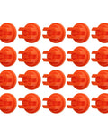 Flat Fan Spray Tip For Agriculture, Pro Grade Even Spray Distribution Replacement Nozzles, Drift Reduction at Low Pressure, 20 Pack, Orange