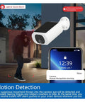 5MP 4G Solar Outdoor Security Camera Featuring Sharp Human Detection And Always On Deck Color Night Vision with alarm and app alerts.