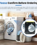 Dryer Timer Replacement W10185981 Compatible With Whirlpool Kenmore Crosley Amana WPW10185981 41809520B5 AP6016540 1481704 PS11749830 EAP11749830 Easy Install No Fuss High Quality Parts That Endure. dryer timer on laundry room background