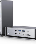 Heavy Duty 20 In 1 Thunderbolt 4 MacBook Docking Station with multiple ports and sleek design for enhanced connectivity.