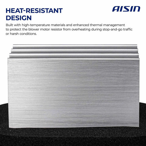 Real Deal Direct Replacement Hvac Blower Motor Resistor For Cars Dead On Oem Grade Fan Speed Controller smooth silver heat-resistant design