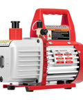 No Sweat 110V Single Stage Rotary Vane Vacuum Pump Packing Solid One Quarter Horsepower And Rapid 3.5 Cfm Pull For Ac Service Tasks With Straight Setup And Chill Operation.