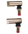 2 Pack Ball Joint Drag Link Tie Rod End Kit For Cub Cadet MTD Lawn Tractors, Compatible With LT1018 LT1022 LT1024 1515 1517 1525 1527 1529, Includes 711-1408 711-1409A 7230610 723-0610, Zinc Yellow Finish steering ends