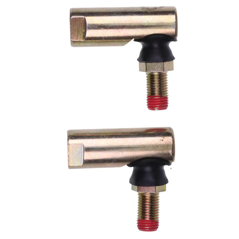 2 Pack Ball Joint Drag Link Tie Rod End Kit For Cub Cadet MTD Lawn Tractors, Compatible With LT1018 LT1022 LT1024 1515 1517 1525 1527 1529, Includes 711-1408 711-1409A 7230610 723-0610, Zinc Yellow Finish steering ends