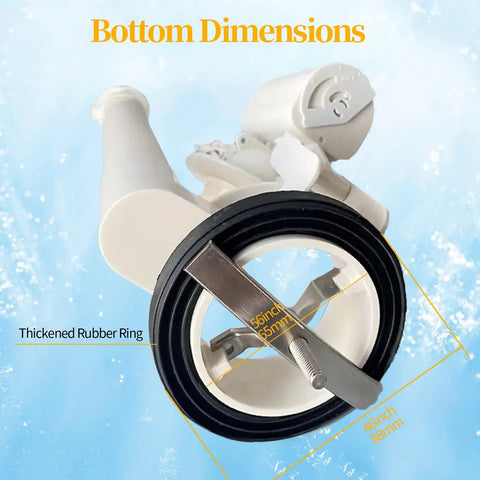 Heavy Duty Two Inch Toilet Flush Valve Replacement For One Piece And Integrated Tanks Ditch The Weak Flush With This Top Shelf Bathroom Plumbing Kit Built To Perform Daily