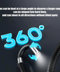 Heavy Duty Borescope Camera With Bendable Endoscope Lens For Tight Squeeze Diagnostics And Real Time Video Feed with a flexible 360-degree lens.