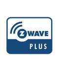 Z-Wave Plus logo for Hands Free Z Wave Gesture Controller for Smart Homes, No Touch Swipe Pad That Recognizes Six Gestures and Sequences