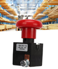 Emergency Stop Switch For Forklifts 48V 125A ED125-16 Heavy Duty Push Button with metal alloy in warehouse setting