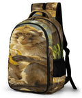Jungle Monkey Banana Printed Unisex Backpack With Large Capacity, Durable Polyester Daypack For School And Travel