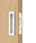 304 Stainless Steel Pocket Door Handles And Edge Pull Kit For Recessed Sliding Doors Non Locking Hardware With Flush Finger Pulls