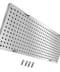 6061 Aluminum Fixture Plate Six By Sixteen By One Half Inch Mini Pallet Must Have With Anodized Finish For Drill Press Tapping Bench And Welding Table Use One Fourth Twenty Threaded Holes Includes Four Mounting Bolts Durable Precision Work Surface