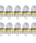 10 pack LED Underwater Fishing Lights Deep Drop Diamond Tubular Lures for Tuna Swordfish Night Fishing Durable ABS Build