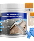 Clear 35Oz Waterproof Sealant Coating For Indoor And Outdoor Use Invisible Water Based Protector with brushes and gloves