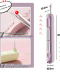 2 In 1 Automatic Needle Threader And Seam Ripper For Quick Sewing And Quilting Projects Must Have DIY Sewing Kit With Loop Needle Threader Purple Finish Ultra Handy Tool For Sewing Crafting Repairs